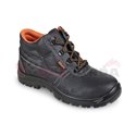 BETA Safety shoes model: BASIC, size: 44, safety category: S1P, SRC, material: leather, colour: black, shoe nose: steel