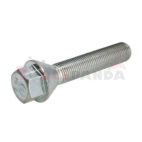 Wheel bolt front/rear (M12x1,25mm, thread length 55mm, (PL) UWAGA: KLUCZ 17)