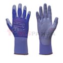 12 pairs, Protective gloves, BLUE LIGHT, nylon / poliuretanowe, colour: blue/ grey, size: 9 / L, 2121 EN 388 EN 420