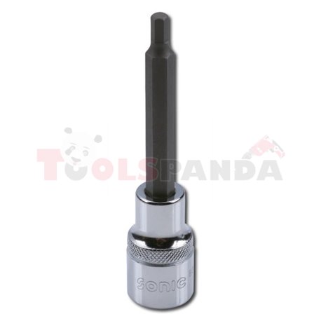 Бит вложка: размер на гнездо: 1/2", профил: шестостен HEX, метричен размер: 8 mm, тип насадка: дълъг,
