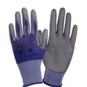 12 чифта, Защитни ръкавици, BLUE LIGHT, найлон / полиуретан, цвят: син / сив, размер: 8 / M, 2121 EN 388 EN 420