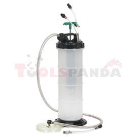 Oil extractor, tank capacity: 8L, manual draining (with set of probes)