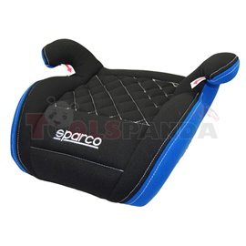 Car seat ECE R44/04 (15-36kg), Black/Blue, plastic/polyester/quilted, safety seat belts