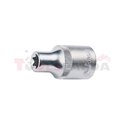 Socket E-TORX 3/8", E18, socket type: short, length 28mm