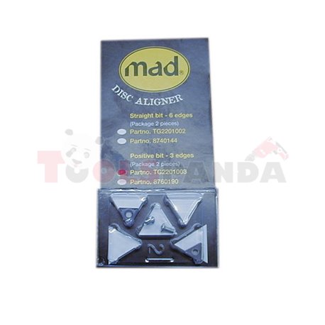 MAD noże do tokarki DA2002/DL8700 (2 noże + 2 śrubki) Positive bits/screws (2-pack)