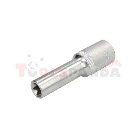 Socket E-TORX 1/2", E12, socket type: long, length 76mm