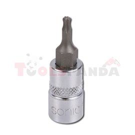 Bit 1/4", profile TORX T27, socket type: short, length 37mm, spherical