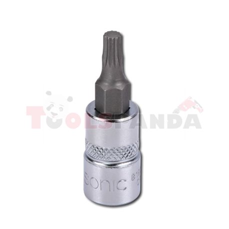 Bit 1/4", profile SPLINE / XZN M5, socket type: short, length 37mm, bihexagonal