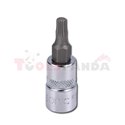 Bit 1/4", profile SPLINE / XZN M5, socket type: short, length 37mm, bihexagonal