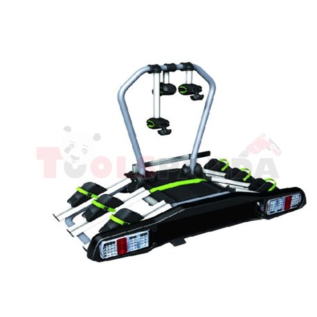 Bicycle transporter (platform) For tow hook X CARRIER - TB-009D3 fastening For wheels and frame, number of bicycles: 3 (max. veh