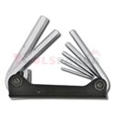 Set of key wrenches, 7 pcs, HEX key wrench(es) HEX wrench/es, hEX size: 2,5/3/4/5/6/8/10,