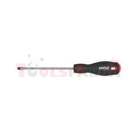 Screwdriver (flat-head) slotted, metric size: 8 mm, long, length: 175 mm, total length: 300 mm