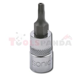 Bit 1/4", profile TORX Pentacle 25IPR, socket type: short, length 37mm, 5-angle