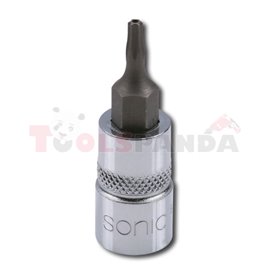 Bit 1/4", profile TORX Tamper T9H, socket type: short, length 37mm