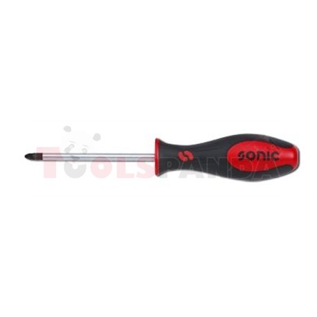 Screwdriver Pozidriv, character size: PZ1, length: 80 mm, total length: 183 mm