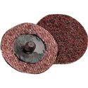 Abrasive disc diameter: 50mm, colour: red, 25pcs,, AMAED medium grain, red
