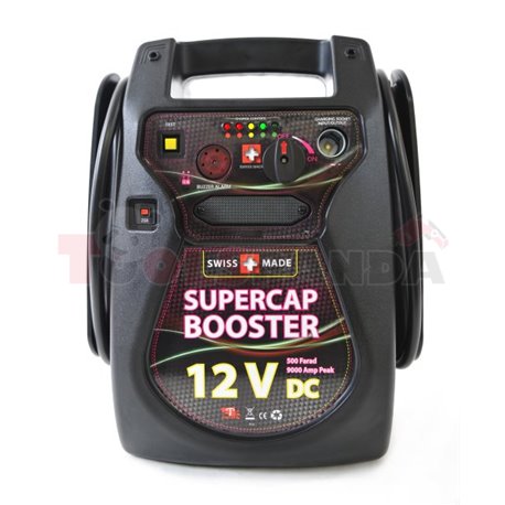 Batteryless starting device model: C16, voltage: 12V, cCA: 1800A, max. cranking ampere: 9000A, weight: 9,5 kg, the device featur