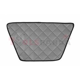 Dashboard mat grey, ECO-leather, ECO-LEATHER DAF XF 105, XF 106 10.05-