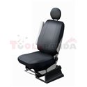 Cover seats (eco-leather, colour: black, driver seat) BUS I L, compatible with airbags