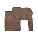 Floor mat F-CORE RENAULT, quantity per set 1 szt. (material - eco-leather, colour - brown)