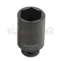 Ударна 6-стенна вложка 1/2”, метричен размер: 27mm, дължина 78mm, дълга