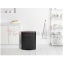 Кош за смет Brabantia Bo Pedal 2x30L, Matt Black