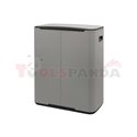 Кош за смет Brabantia Bo Pedal 2x30L, Mineral Concrete Grey