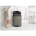 Кош за смет Brabantia Bo Pedal 60L, Platinum