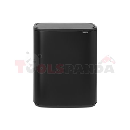 Кош за смет Brabantia Bo Touch 2x30L, Matt Black