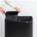 Кош за смет Brabantia Bo Touch Hi 2x30L, Matt Black