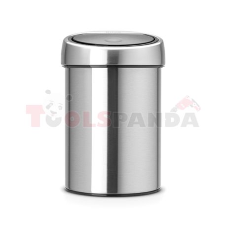 Кош за смет Brabantia Touch Bin 3L, Matt Steel Fingerprint Proof