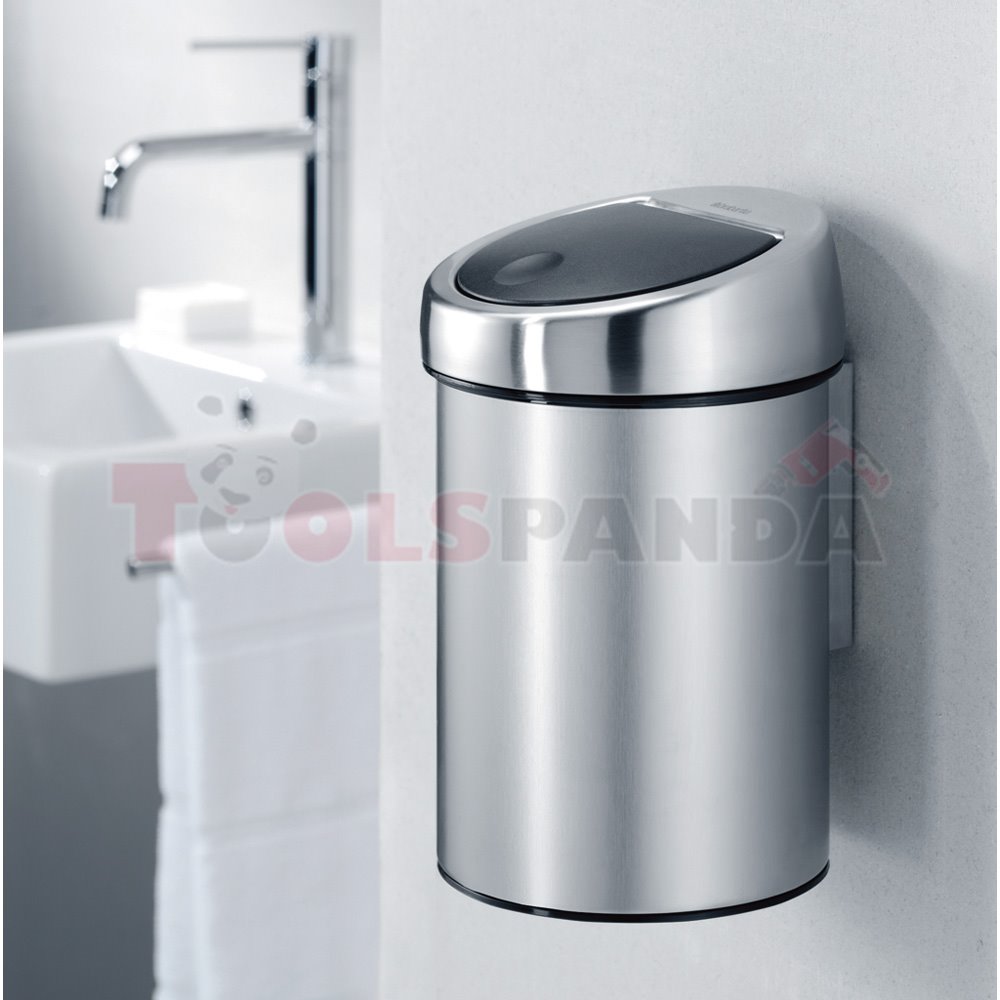 Кош за смет Brabantia Touch Bin 3L, Matt Steel Fingerprint Proof