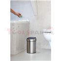 Кош за смет Brabantia Touch Bin 3L, Matt Steel Fingerprint Proof