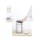 Кош за смет Brabantia Touch Bin 3L, Matt Steel Fingerprint Proof