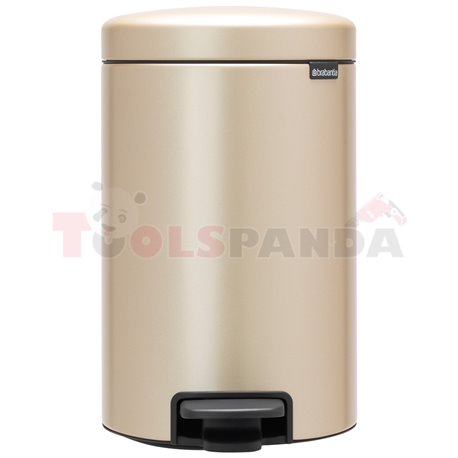 Кош за смет с педал Brabantia NewIcon 12L, Champagne