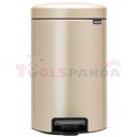 Кош за смет с педал Brabantia NewIcon 12L, Champagne