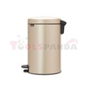 Кош за смет с педал Brabantia NewIcon 12L, Champagne