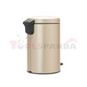 Кош за смет с педал Brabantia NewIcon 12L, Champagne