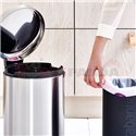 Кош за смет с педал Brabantia NewIcon 12L, Matt Steel Fingerprint Proof