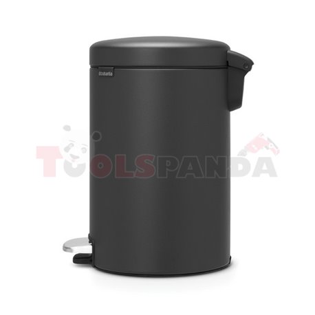 Кош за смет с педал Brabantia NewIcon 12L, Mineral Infinite Grey