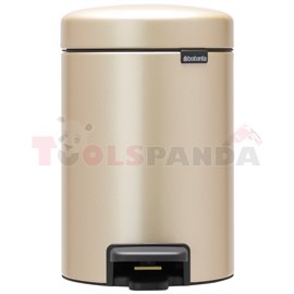 Кош за смет с педал Brabantia NewIcon 3L, Champagne