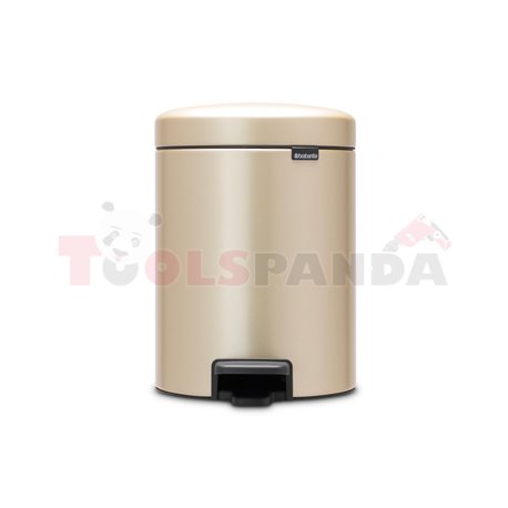 Кош за смет с педал Brabantia NewIcon 5L, Champagne