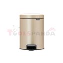 Кош за смет с педал Brabantia NewIcon 5L, Champagne