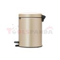 Кош за смет с педал Brabantia NewIcon 5L, Champagne