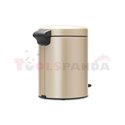 Кош за смет с педал Brabantia NewIcon 5L, Champagne