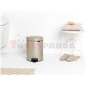 Кош за смет с педал Brabantia NewIcon 5L, Champagne