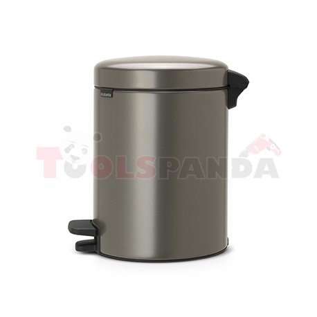 Кош за смет с педал Brabantia NewIcon 5L, Platinum