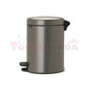 Кош за смет с педал Brabantia NewIcon 5L, Platinum