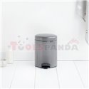 Кош за смет с педал Brabantia NewIcon 5L, Platinum