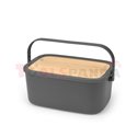 Кутия за хляб Brabantia Nic, Dark Grey
